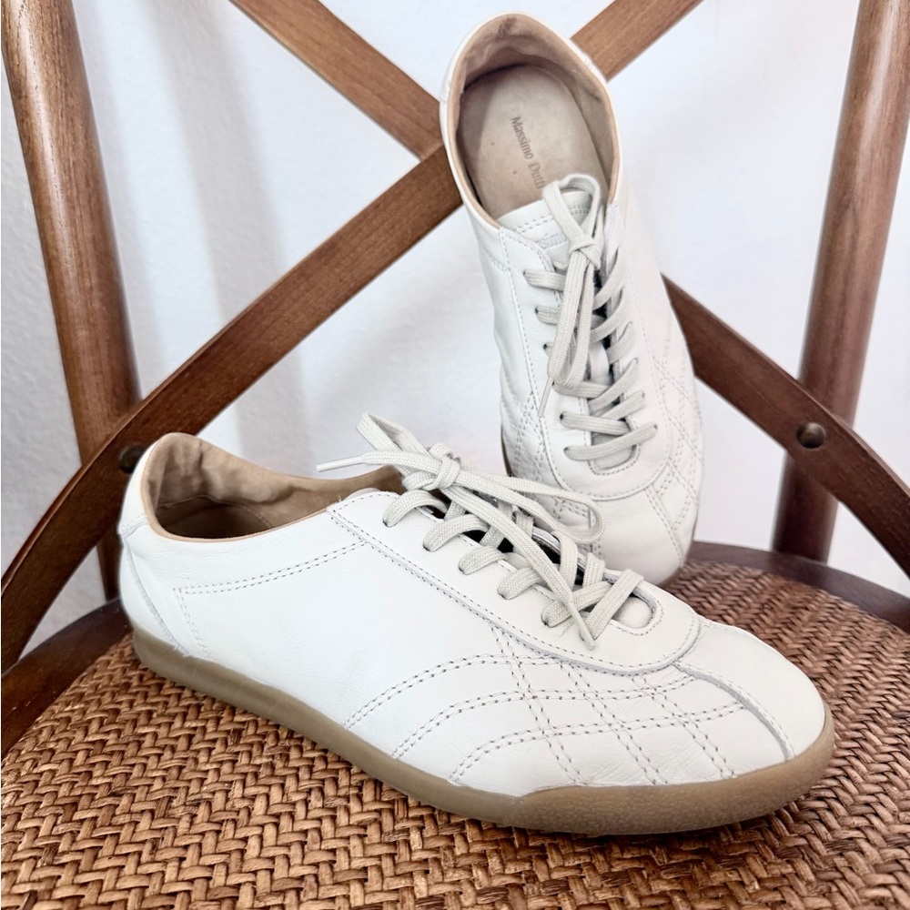 Massimo Dutti Leather Sneakers